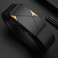 Cinto de Couro Masculino Essential Dourado - Zellum