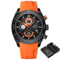 Relógio Masculino Esportivo Naviforce Laranja - Zellum