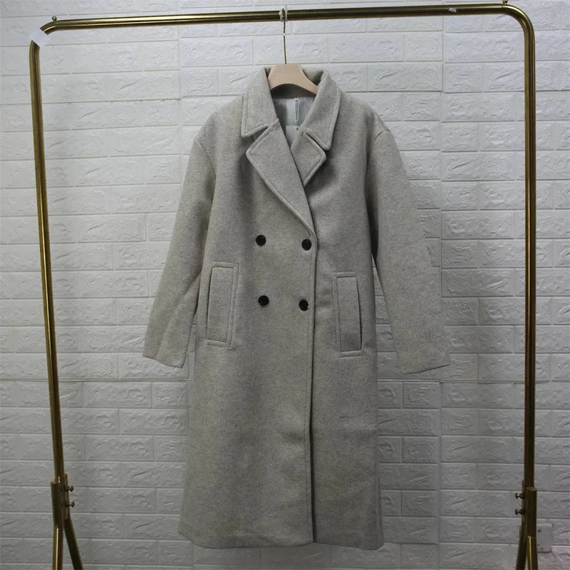 Sobretudo Feminino Longo Casual Premium Caqui Claro - Zellum