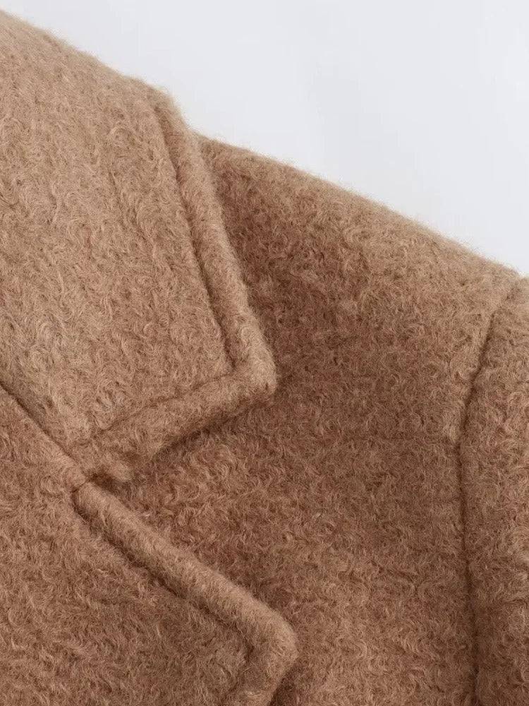Sobretudo Feminino Longo Elite Feito em Lã - Zellum