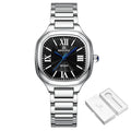 Relógio Feminino Naviforce Lux Sapphire Prata Preto - Zellum