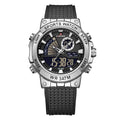 Relógio Masculino Casual NaviForce Prata - Zellum