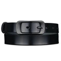 Cinto Feminino Casual Feito em Couro Preto - Zellum