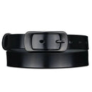 Cinto Feminino Casual Feito em Couro Preto - Zellum