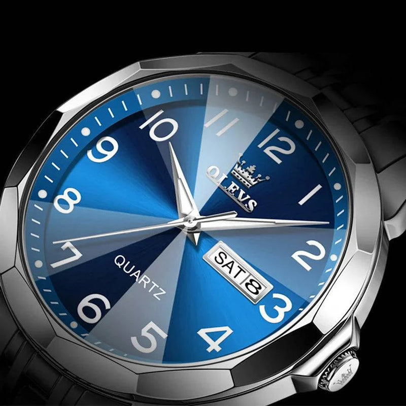 Relógio Masculino de Luxo Olevs em Aço Inox - Zellum