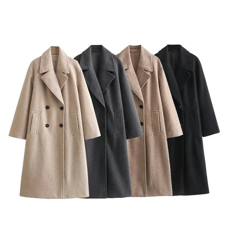 Sobretudo Feminino Longo Casual Premium - Zellum