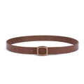 Cinto Feminino de Couro Genuíno Casual Caramelo - Zellum