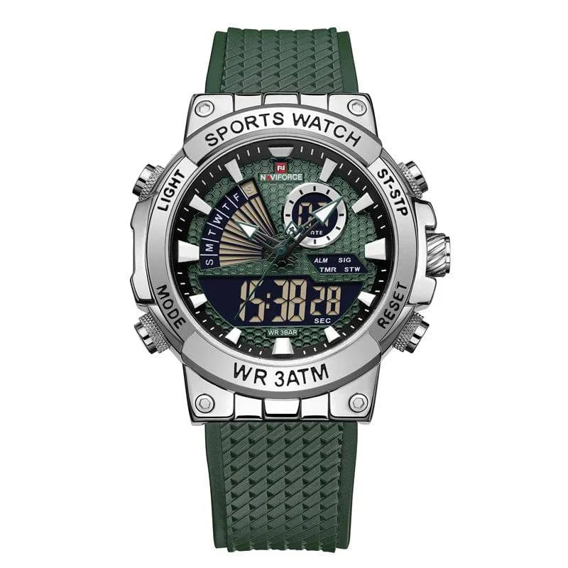 Relógio Masculino Casual NaviForce Verde - Zellum