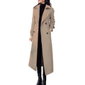 Sobretudo Feminino Longo Feito em Lã Khaki - Zellum