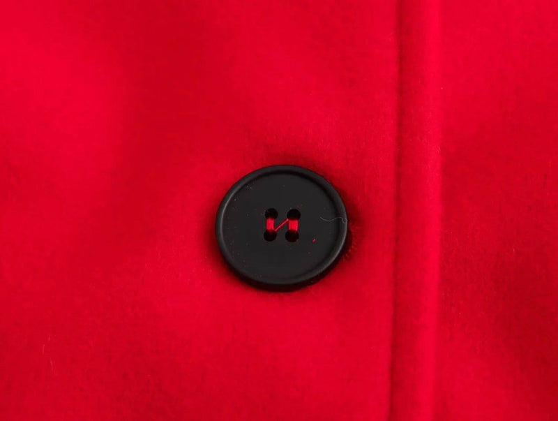 Sobretudo Feminino Longo Vermelho Elisa - Zellum