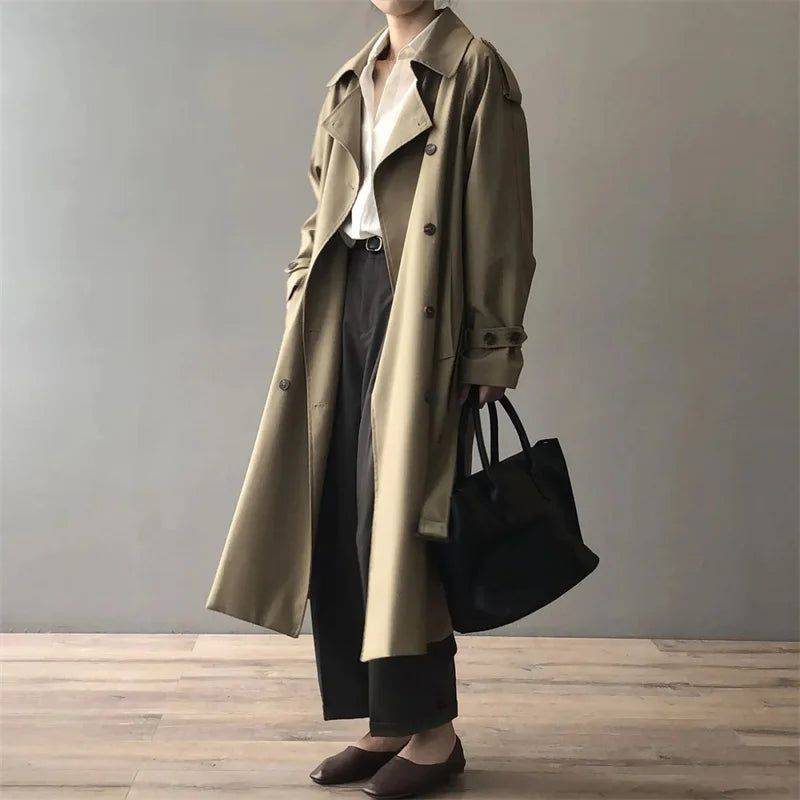 Sobretudo Longo Feminino Garden Caqui - Zellum