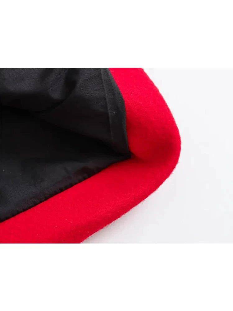 Sobretudo Longo Feminino Vermelho Alex - Zellum