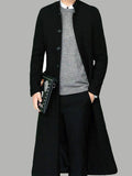 Sobretudo Masculino Longo Contemporary Preto - Zellum