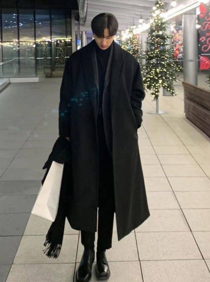 Sobretudo Masculino Longo Elite Preto - Zellum