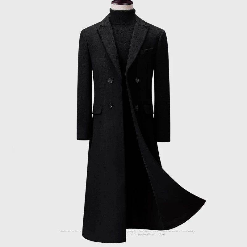 Sobretudo Masculino Longo Eternal Com Tecido Premium - Zellum
