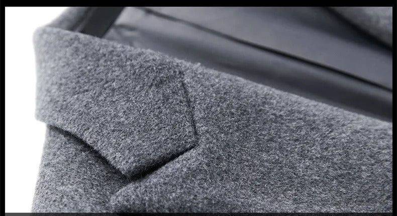 Sobretudo Masculino Longo Eternal Com Tecido Premium - Zellum