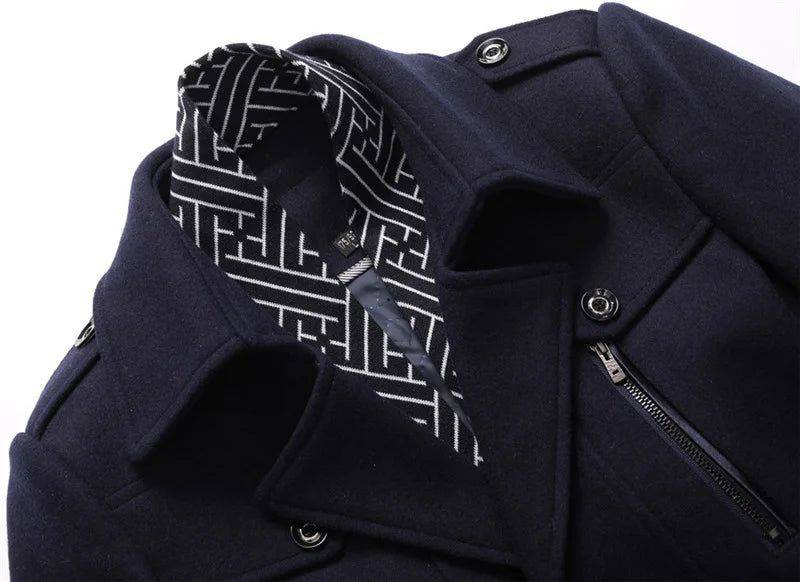 Sobretudo Masculino Moderno Casual Para Frio - Zellum