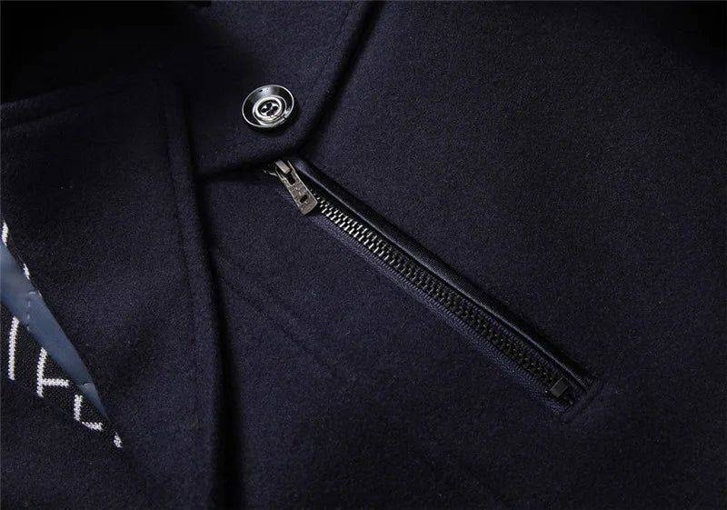 Sobretudo Masculino Moderno Casual Para Frio - Zellum