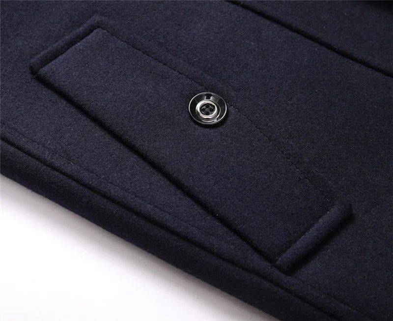 Sobretudo Masculino Moderno Casual Para Frio - Zellum