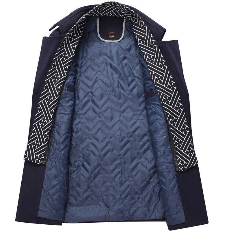 Sobretudo Masculino Moderno Casual Para Frio - Zellum