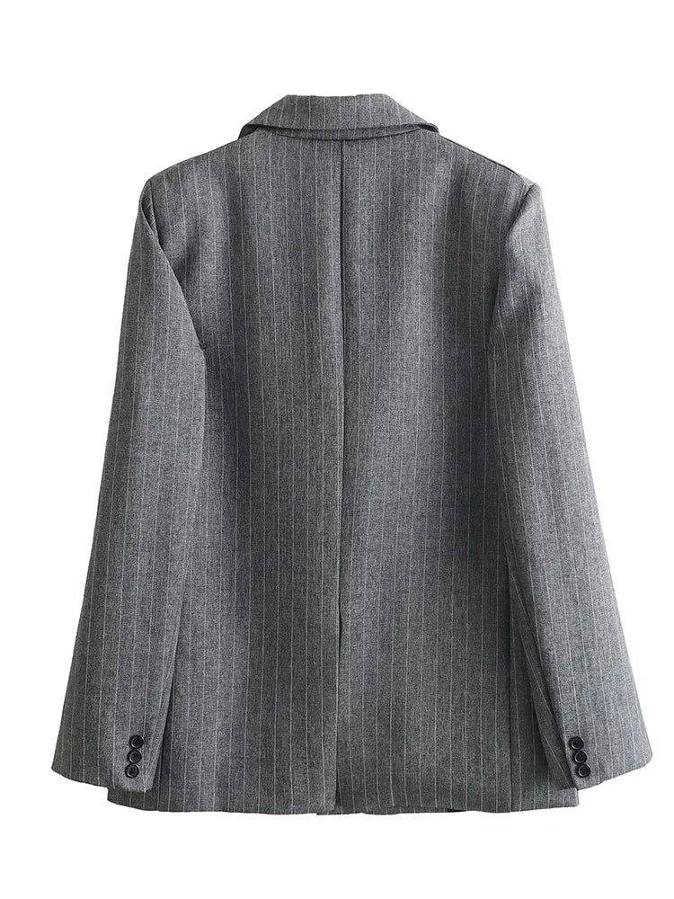 Parte traseira do Blazer Feminino Alfaiataria Supreme Grace com acabamento estruturado