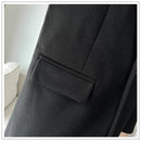 Bolso com aba em sobretudo masculino de lã cinza